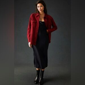 Good American Sueded Fleece Shacket